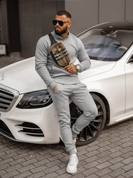 Chándal de hombre gris OZONEE JS/68C10385/2Z