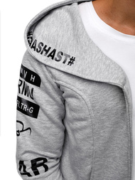 Sudadera de hombre gris OZONEE A/11110Z