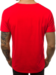 Camiseta de hombre roja OZONEE JS/KS1983