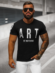 Camiseta de hombre negra OZONEE O/8T1263/3