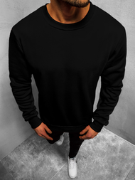 Sudadera de hombre negra OZONEE JS/2018Z