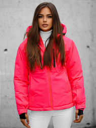Chaqueta de mujer rosa-neón OZONEE JS/HH012/53Z