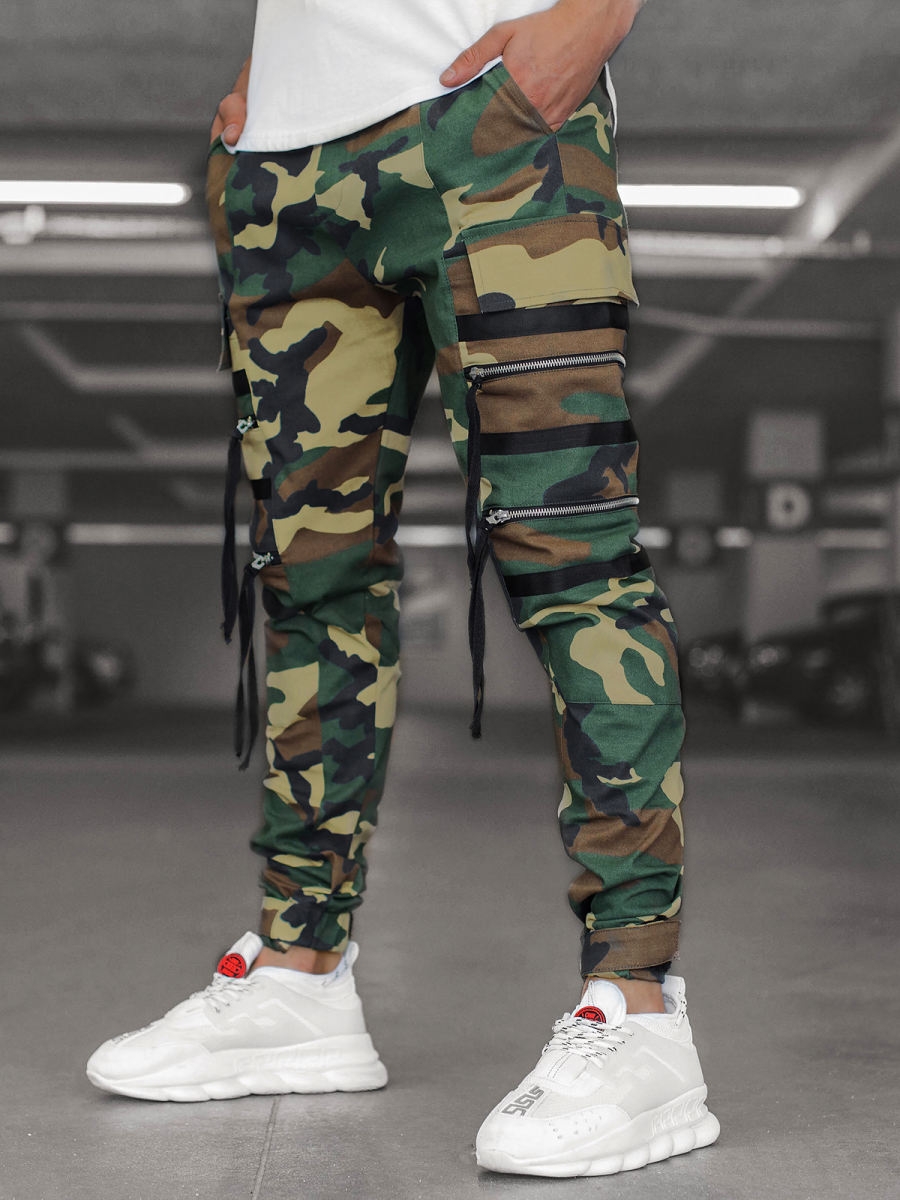 Camouflage Pantalon Jogger Camuflaje Hombre Pantalón Jogger De