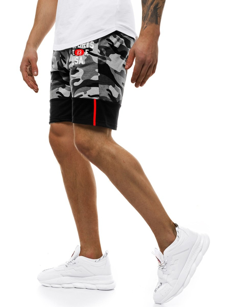 Pantalón corto de hombre gris JS/KK300158