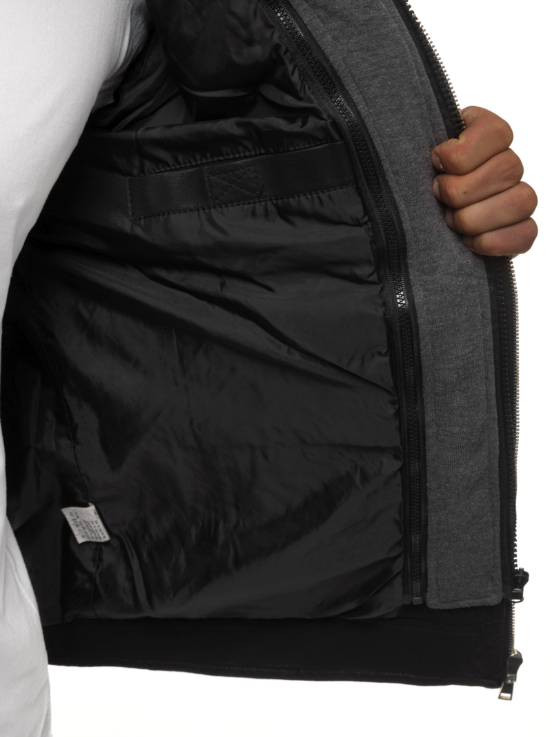 Chaqueta de hombre negra OZONEE JB/JP1127