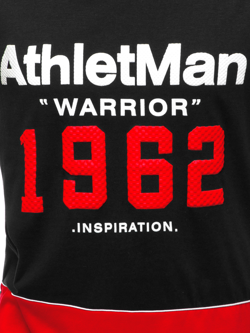 Camiseta sin mangas de hombre negras OZONEE JS/SS11081