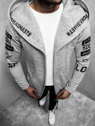 Sudadera de hombre gris OZONEE A/11110Z