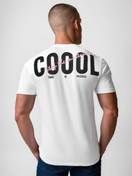 Camiseta de hombre blanca OZONEE O/T1278/1Z