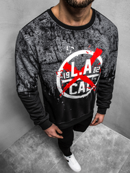 Sudadera de hombre grafito OZONEE JS/22053Z