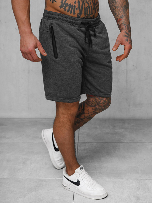 Pantalón corto de hombre grafito OZONEE JS/17K532/5