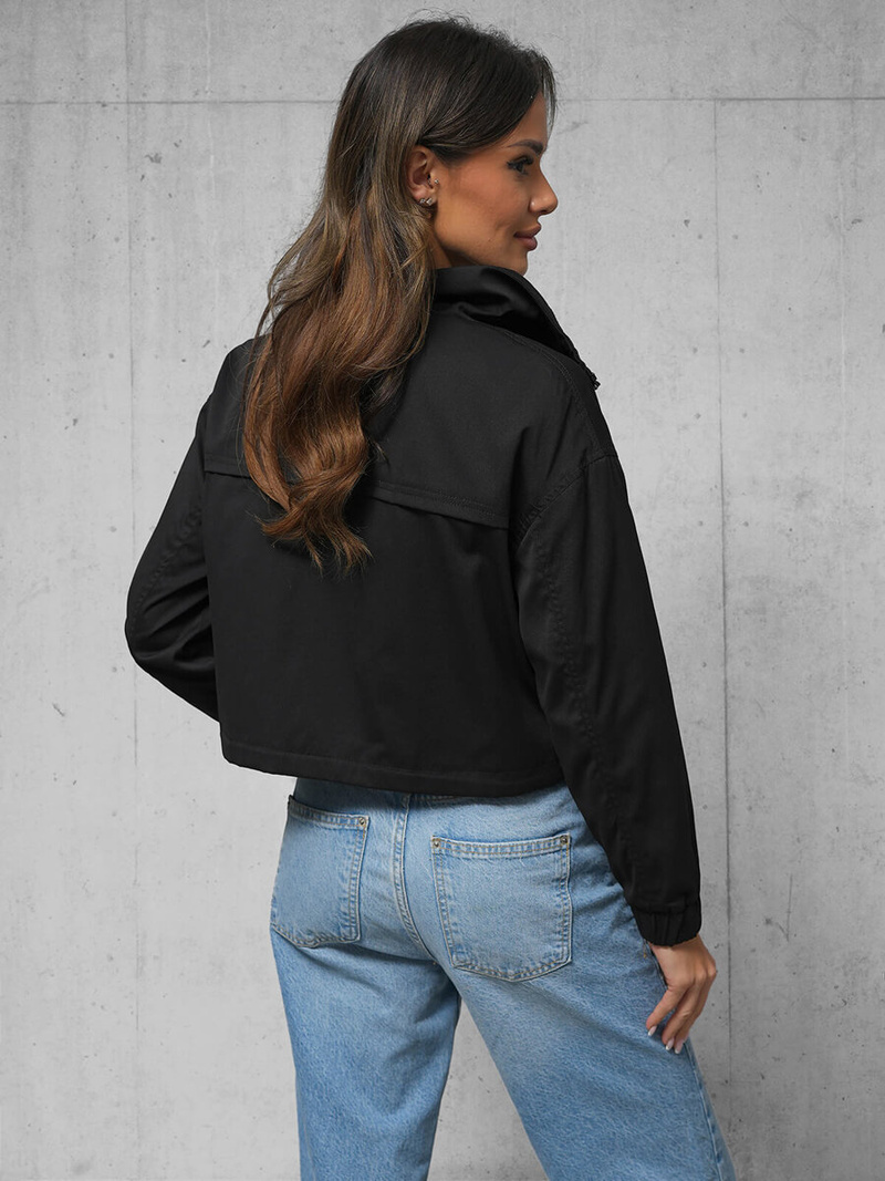 Chaqueta de mujer negra OZONEE O/G118