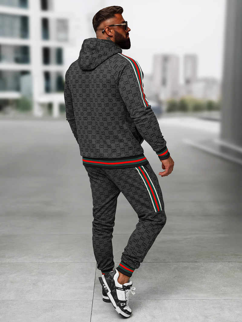 Chándal de hombre negro OZONEE O/FF5111AB