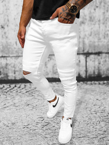 Vaqueros de hombre blancos OZONEE E/5391/01