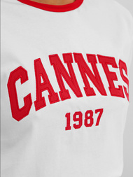 Camiseta de mujer blanco OZONEE JS/R62184