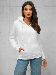 Sudadera de mujer blanca OZONEE JS/W03Z