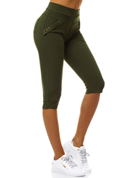 Leggings para mujer caqui OZONEE JS/1041/B7