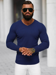 Jersey de hombre azul oscuro OZONEE NB/MMB601/5Z