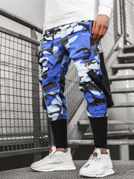 Pantalón jogger de hombre azul negro OZONEE G/11133