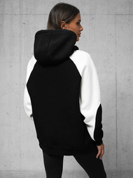 Sudadera de negra OZONEE O/SWE23037Z