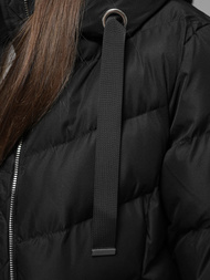 Chaqueta de mujer negra OZONEE JS/M736/392