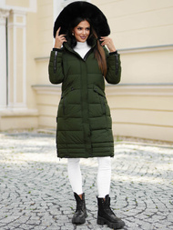 Chaqueta de mujer caqui OZONEE O/W377Z