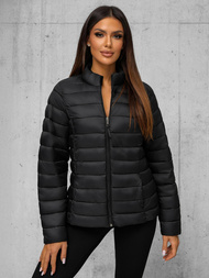 Chaqueta de mujer negra OZONEE JS/11Z8170Z