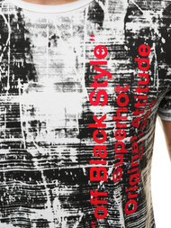 Camiseta de hombre blanca OZONEE JS/SS10920