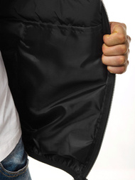 Chaqueta de hombre negra OZONEE JS/SM67Z