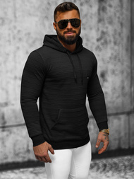Sudadera de hombre negra OZONEE O/TB2272