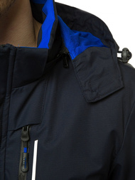 Chaqueta de hombre azul marino OZONEE MG/2517