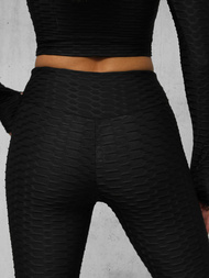 Conjunto de chándal de dos piezas de negro OZONEE O/22060Z