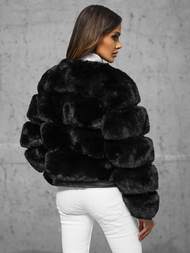 Chaqueta de mujer negra OZONEE JS/11Z8080