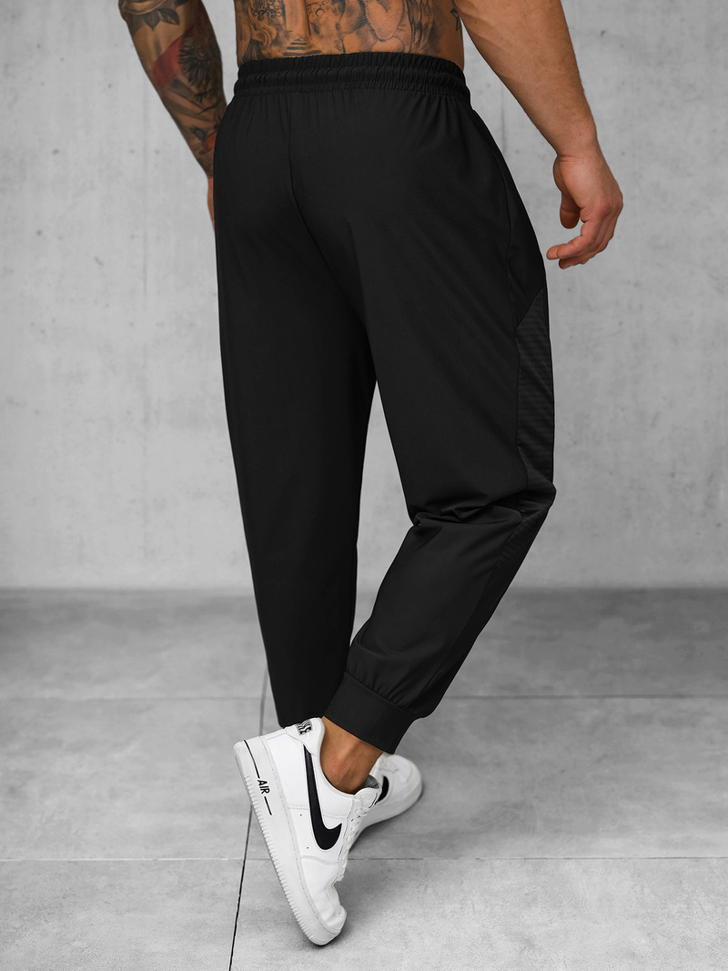 Pantalones deportivos de hombre negras OZONEE JS/12K1805/3