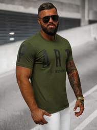 Camiseta de hombre verde OZONEE O/8T1263/29