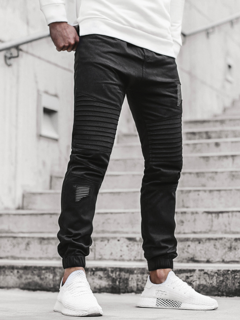 Pantalón jogger de hombre negro OZONEE A/829