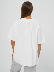 Camiseta de mujer blanco OZONEE DJ77423