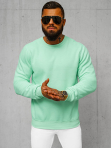Sudadera de hombre menta OZONEE JS/2001-10Z