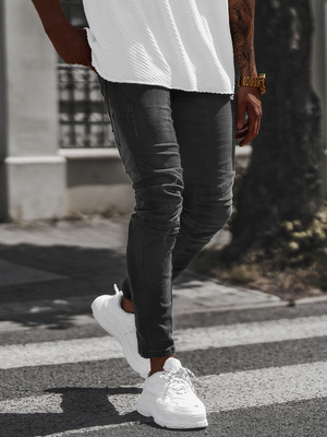 Vaqueros de hombre negras OZONEE NB/MP0025N