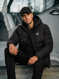 Chaqueta de hombre negra OZONEE JS/31M5081/392Z