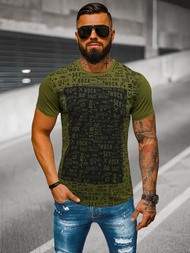 Camiseta de hombre verde OZONEE O/T122/29Z