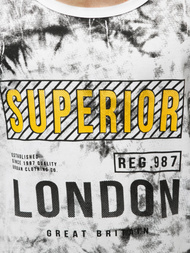 Camiseta sin mangas de hombre blanca OZONEE JS/SS11037