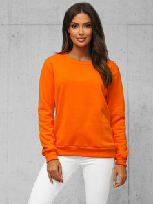Sudadera de mujer naranja OZONEE JS/W01Z