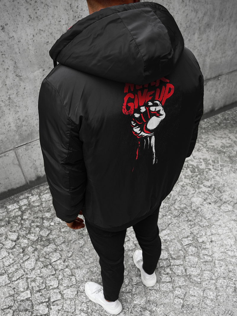 Chaqueta de hombre roja OZONEE JS/M761/270