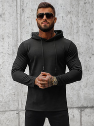 Sudadera de hombre negra OZONEE O/D7249