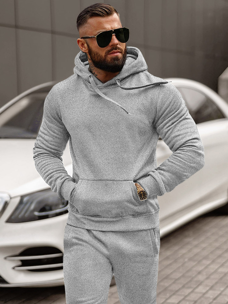 Chándal de hombre gris OZONEE JS/68C10381/2Z