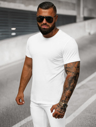 Camiseta de hombre blanca OZONEE O/T1277/1