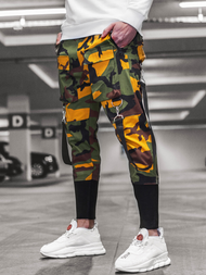 Pantalón jogger de hombre amarillo-caqui OZONEE G/11133