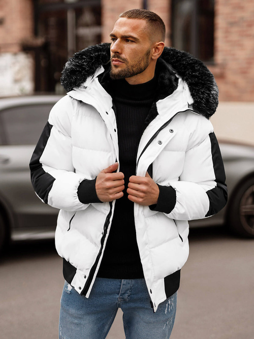 Chaqueta de hombre blanca OZONEE O/M798Z