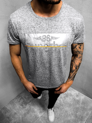 Camiseta de hombre grafita OZONEE JS/KS2056Z