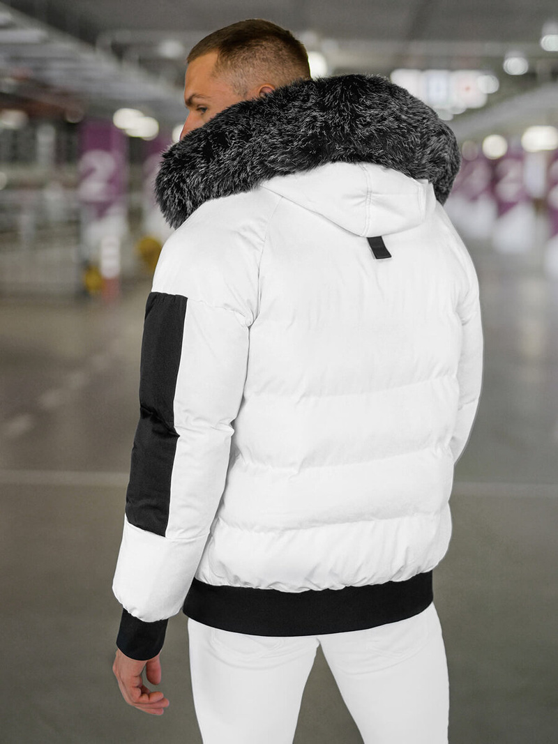 Chaqueta de hombre blanca OZONEE O/M798Z